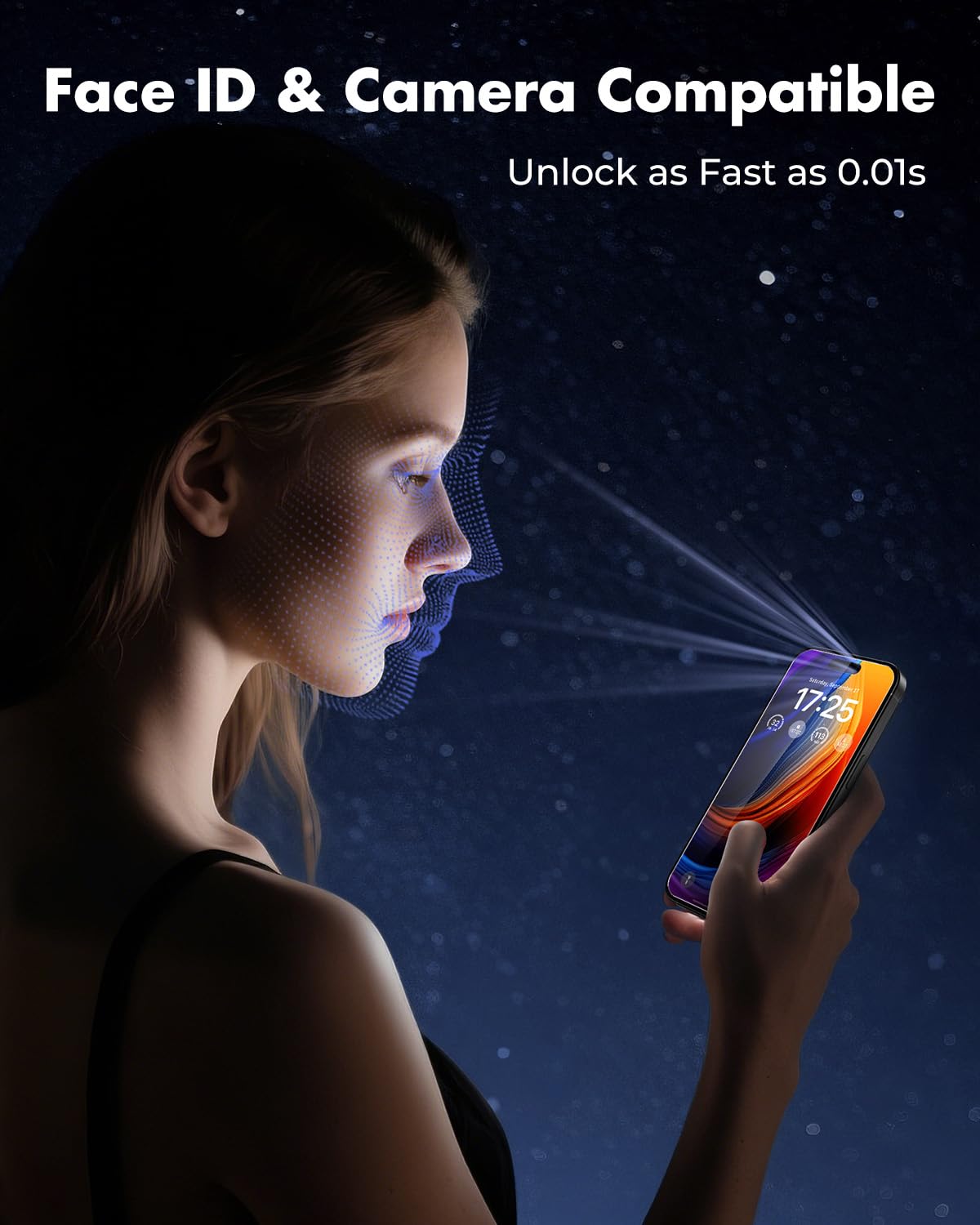 UNBREAKcable 2-Pack Screen Protector for iPhone 17 Pro Tempered Glass