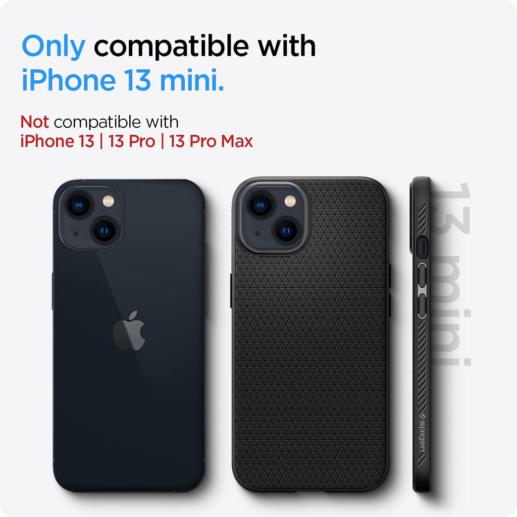 Spigen Liquid Air Designed for iPhone 13 Pro Max Case (2021) - Matte Black