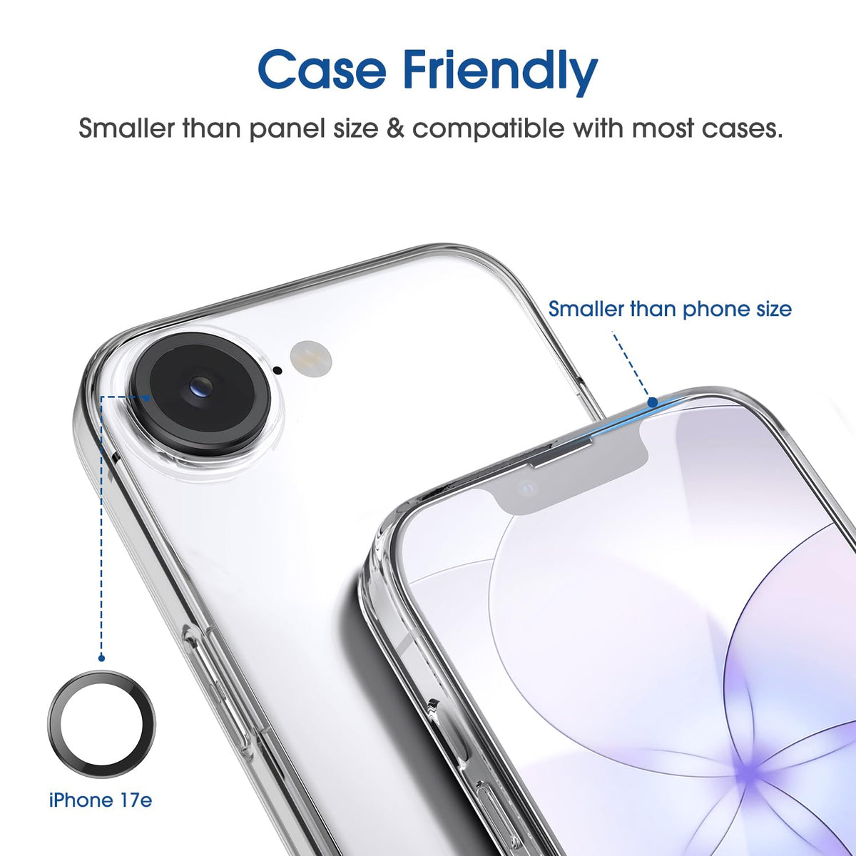 amFilm OneTouch for iPhone 18 Pro Max 6.9'' Screen Protector Tempered Glass