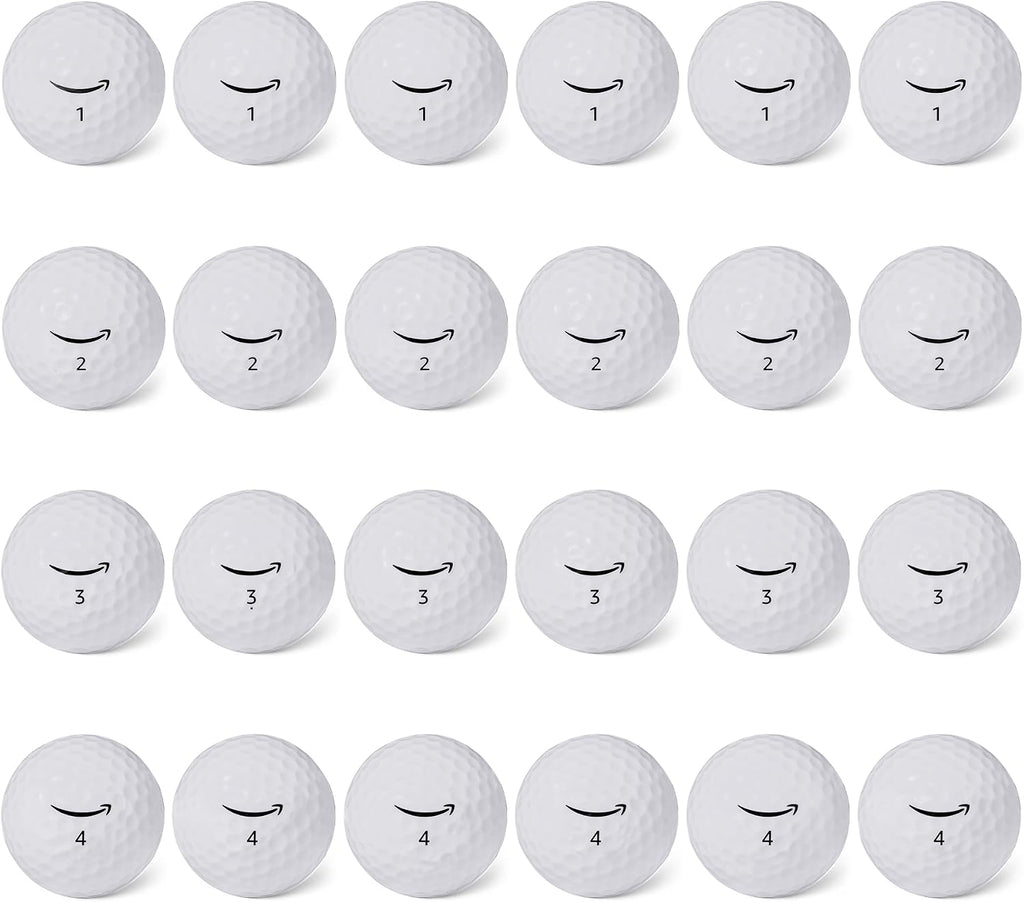 Amazon Basics Core Soft Golf Balls, Low Compression, Side Stamp Alignment