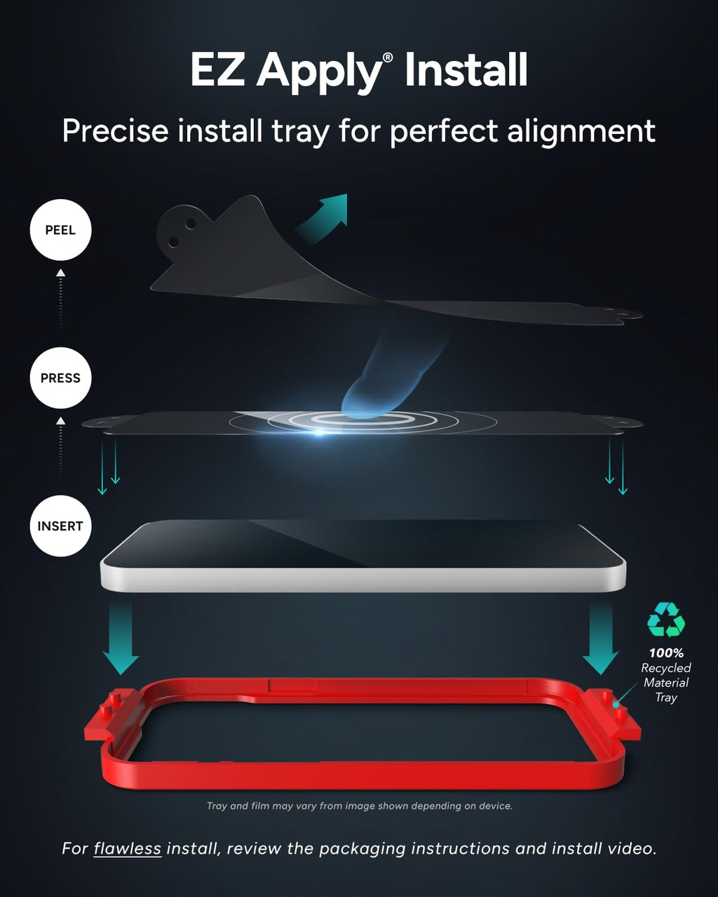 ZAGG Glass+ Screen Protector for iPhone 18 Pro Max/iPhone 17 Pro Max