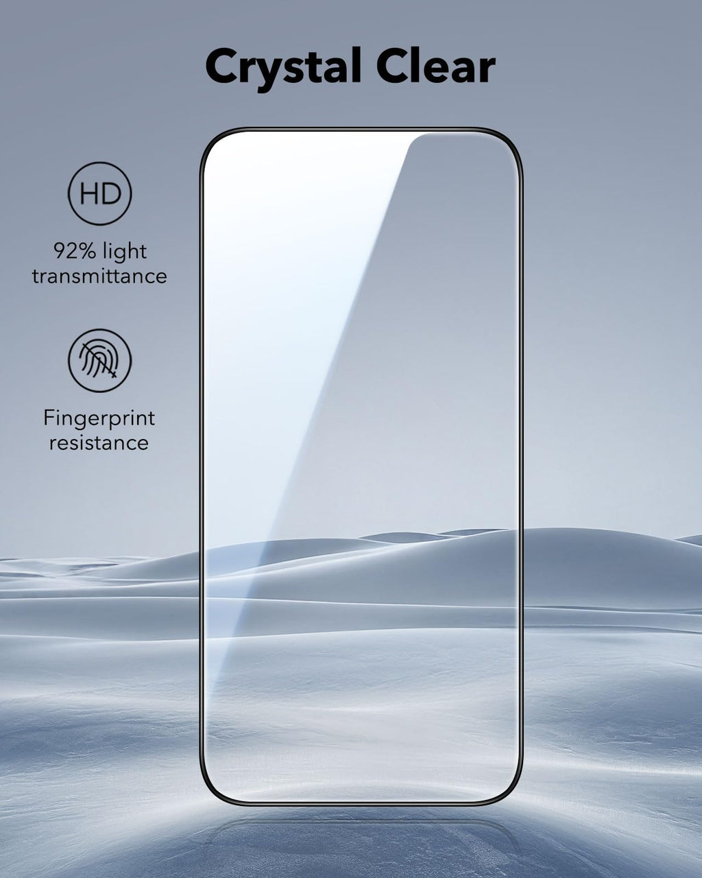 ESR 3 Pack for iPhone 17 Pro Screen Protector, Classic