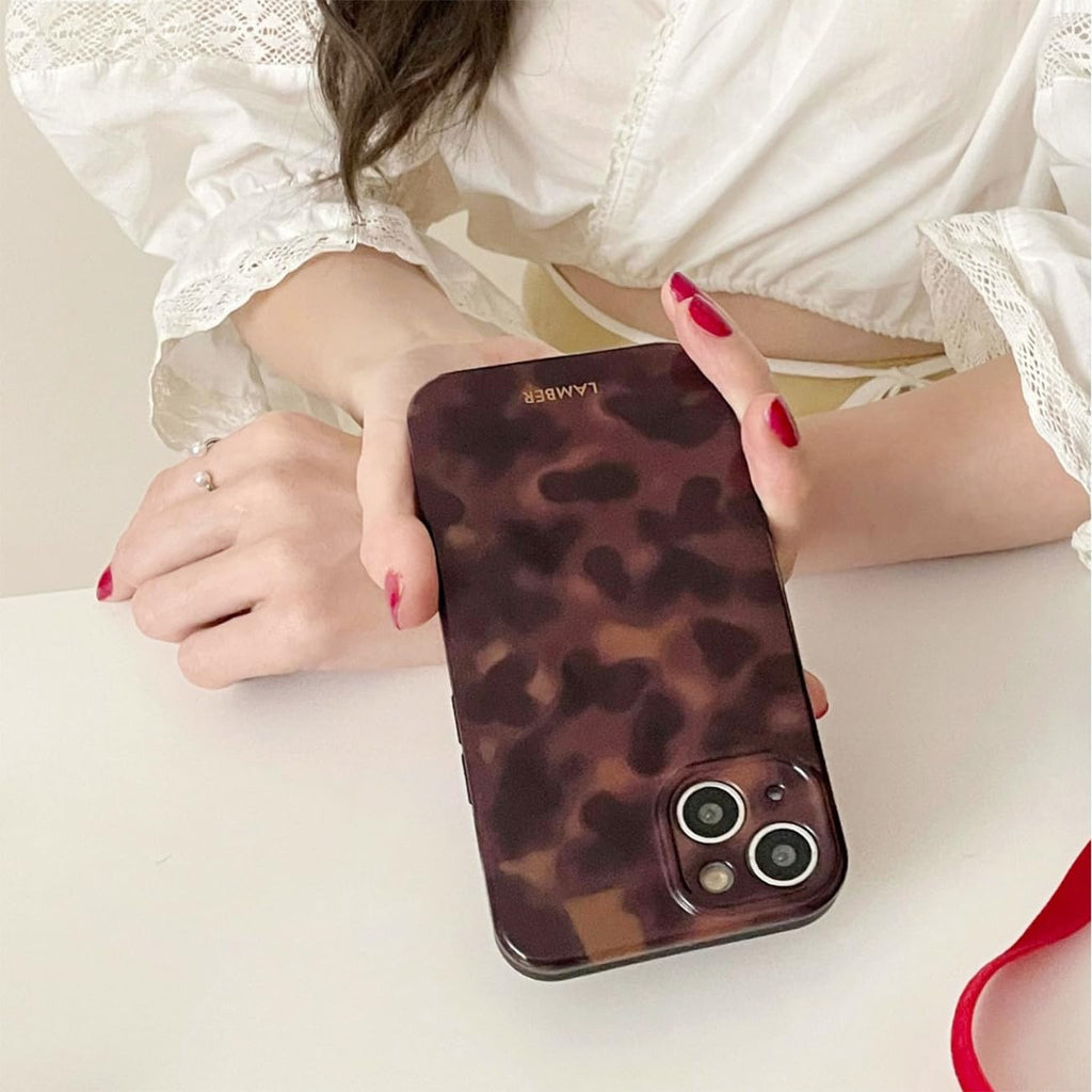 Cute Phone Case for iPhone 16 Pro Case Cheetah Leopard Print