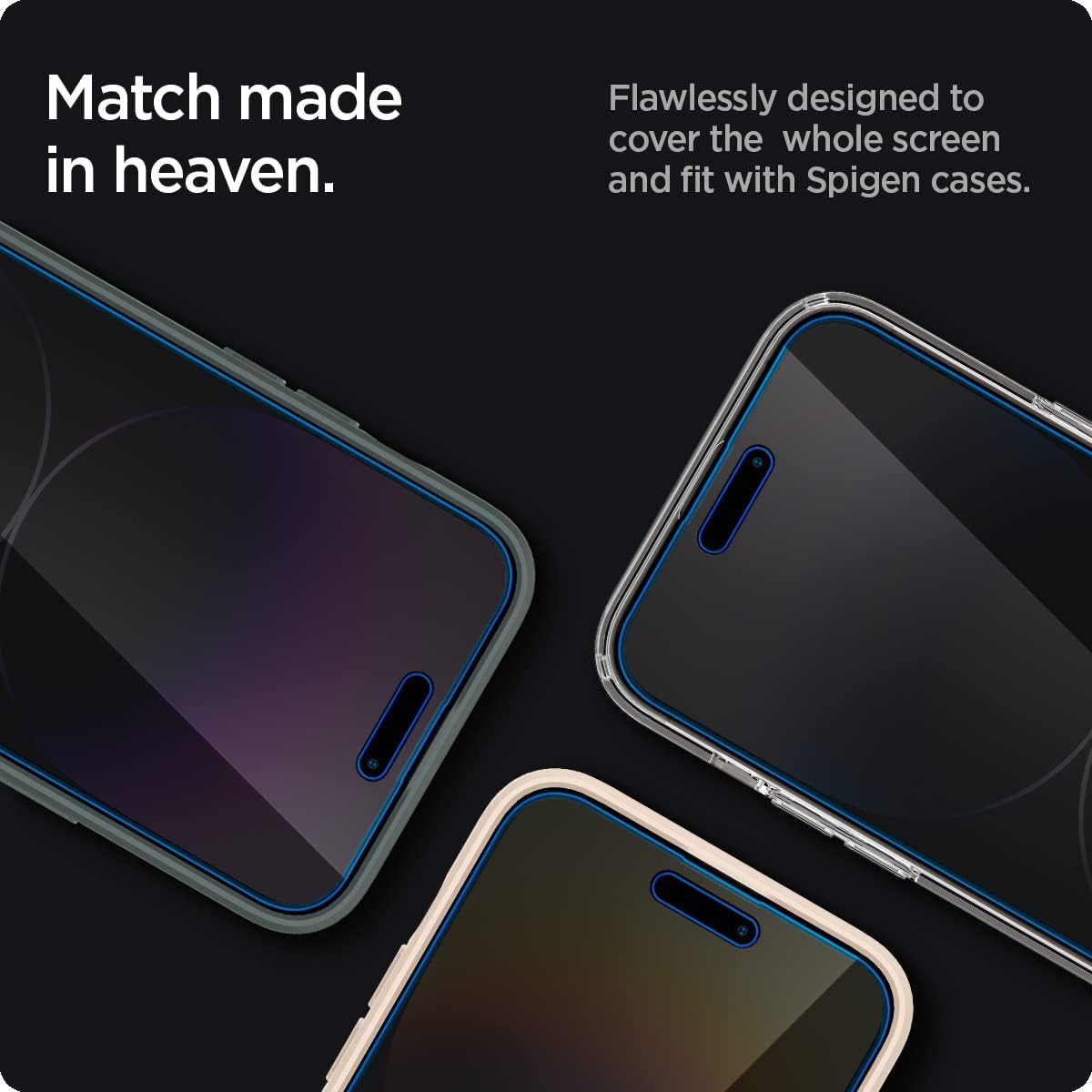 Spigen Privacy Screen Protector for iPhone 17 Pro Max, 16 Pro Max
