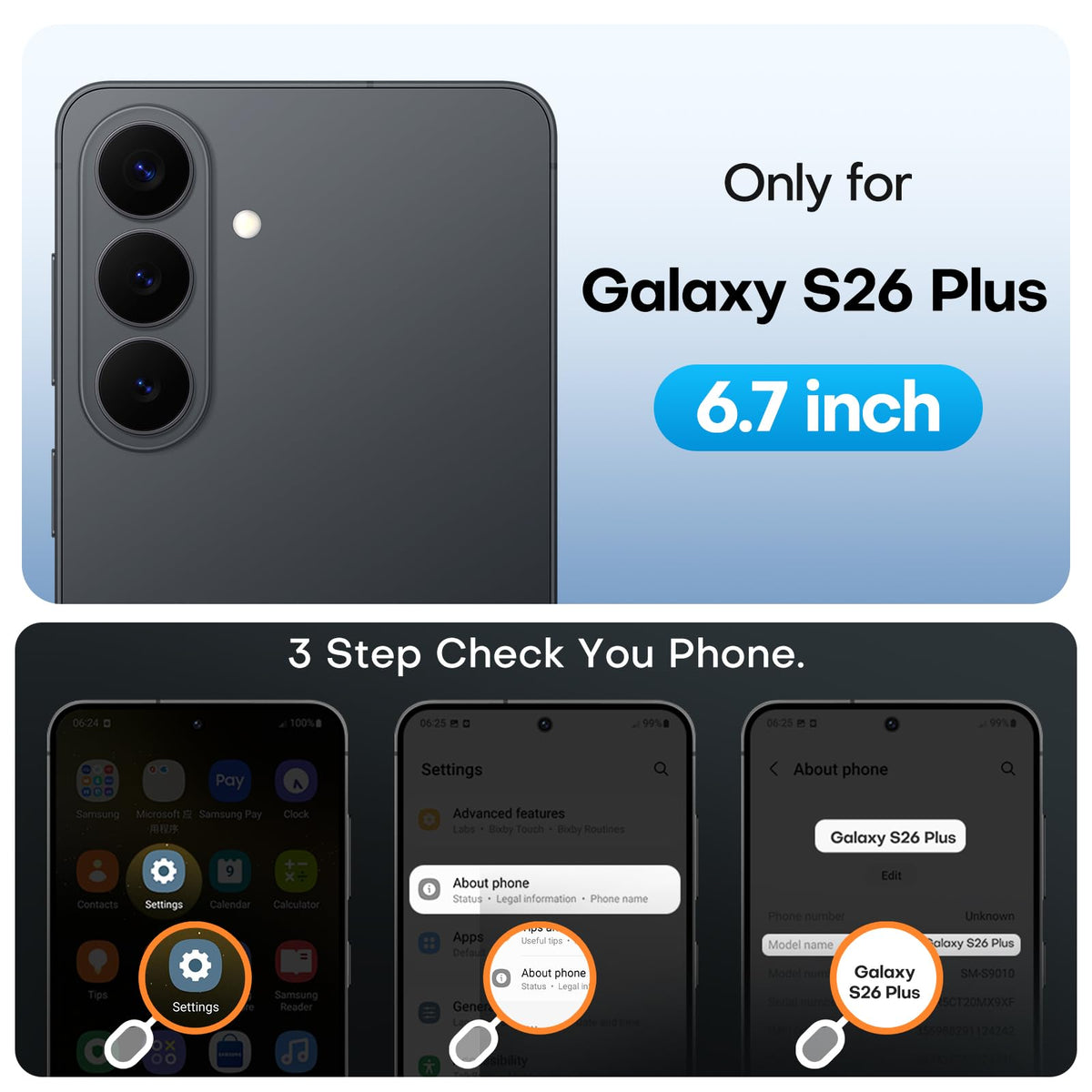 TAURI 2 Pack for Samsung Galaxy Z Fold 8 Ultra Screen Protector Clear
