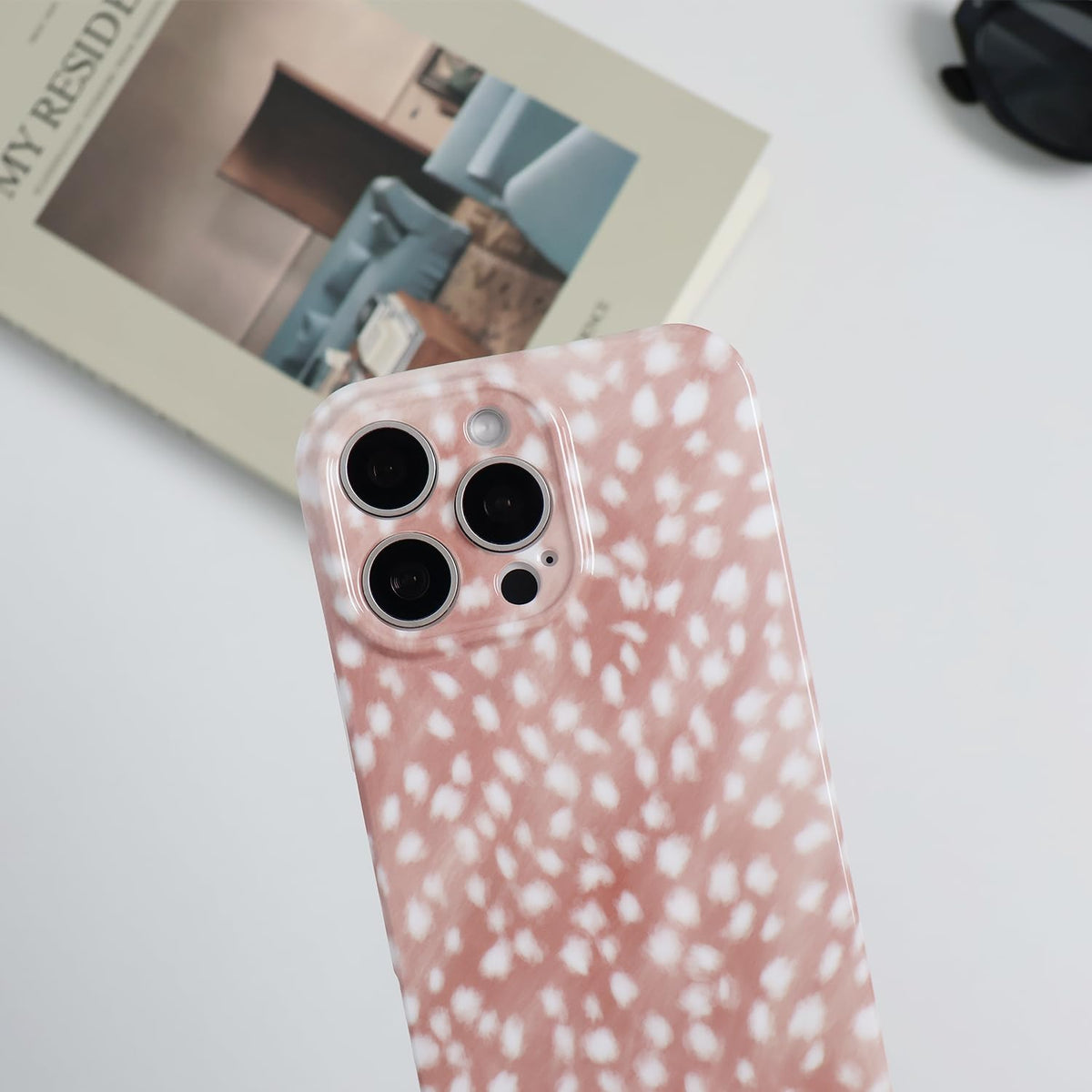 Cute Phone Case for iPhone 16 Pro Case Cheetah Leopard Print