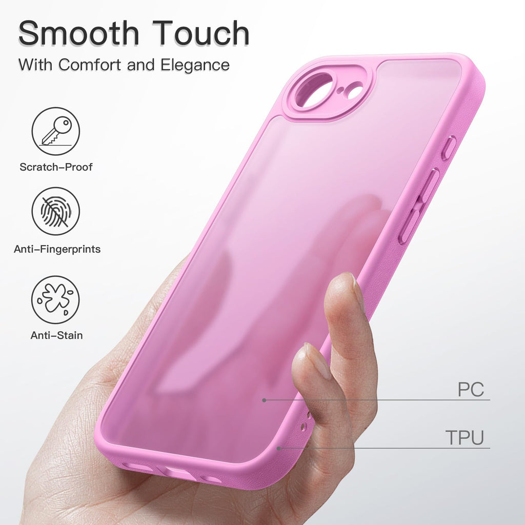 JETech Matte Case for iPhone Air, Black