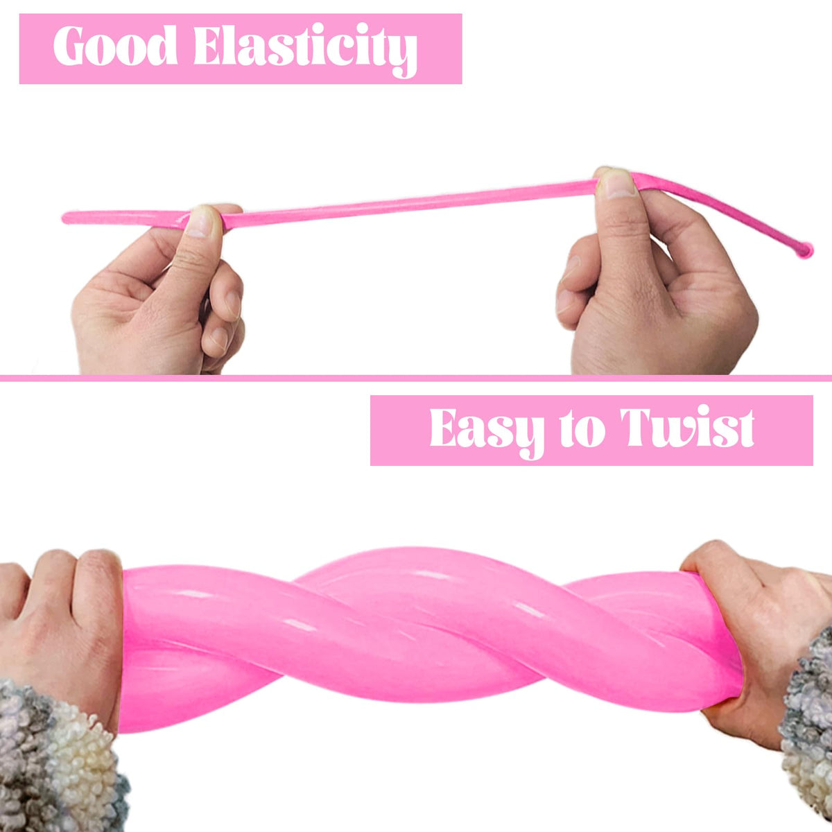 ASIYUHY 260 Balloons Clear Long Balloons 100 Pack Twisting Animal Balloon