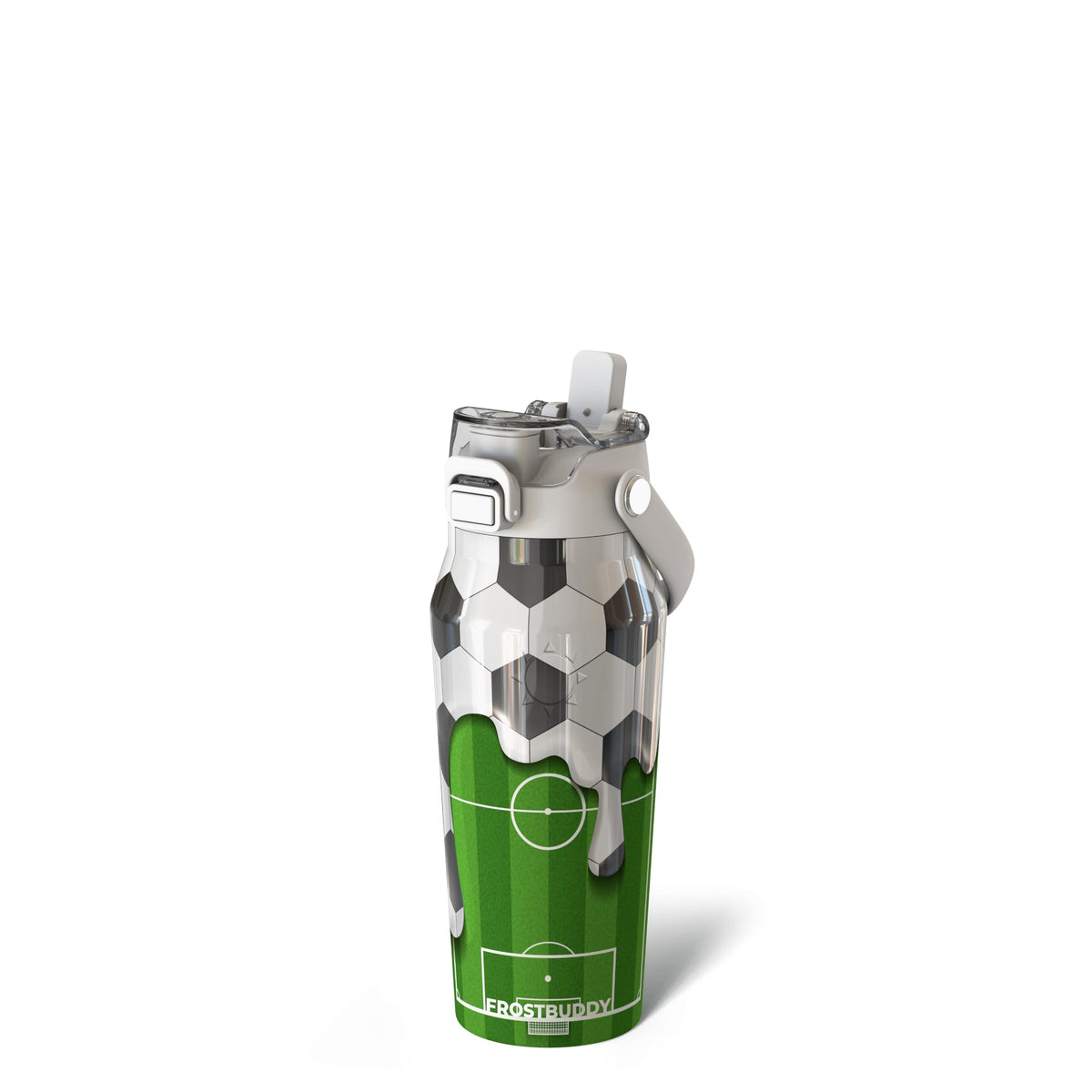 Frost Buddy 24oz Insulated Water Bottle - Straw & Chug Lid - Leak-Proof