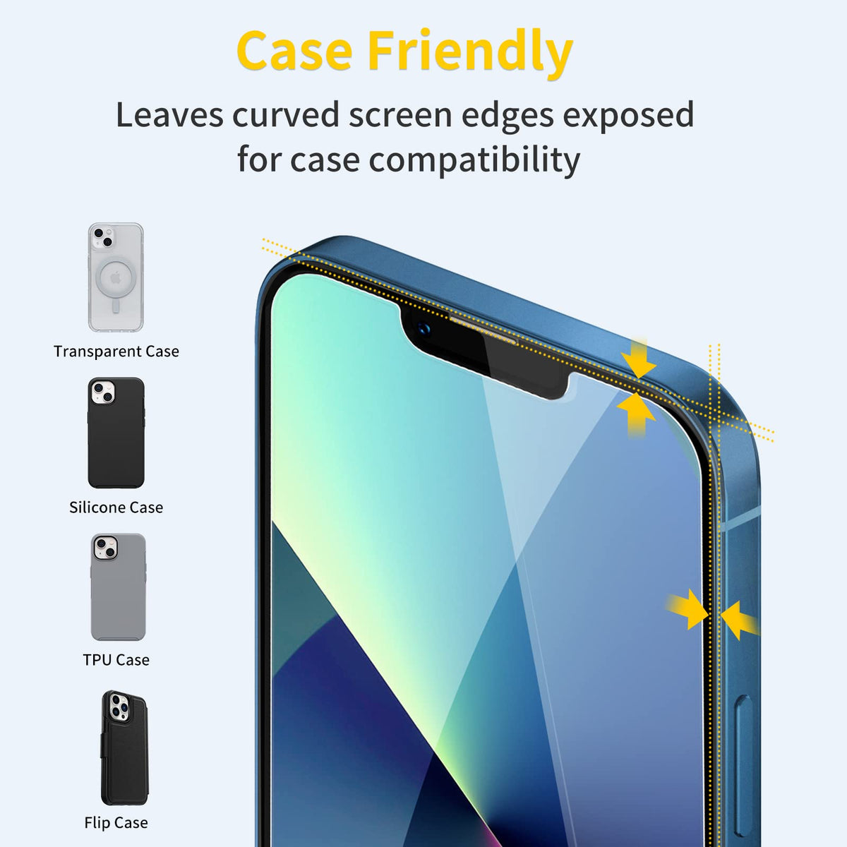 UNBREAKcable 3-Pack Screen Protector for iPhone SE 2022/SE 2020, iPhone 8/7