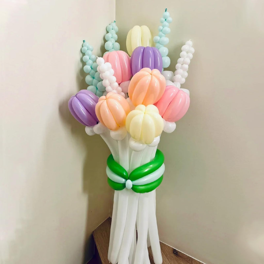 ASIYUHY 260 Balloons Clear Long Balloons 100 Pack Twisting Animal Balloon
