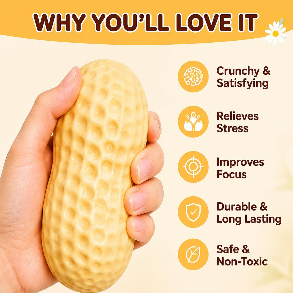 Crunchy Mango Squishies ASMR Toy, Bead Filled Realistic Bar Stress Ball