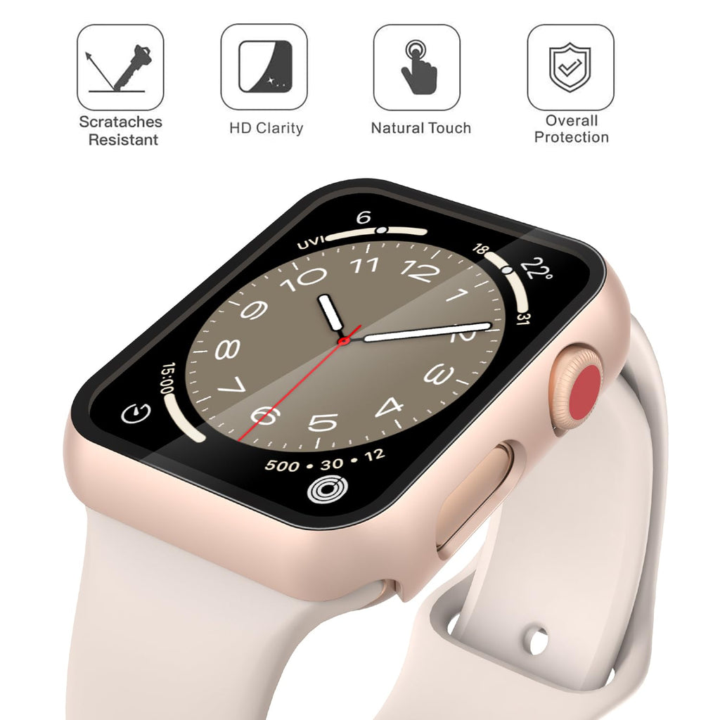 Misxi Case with Screen Protector for 38mm Apple Watch Series 3/2