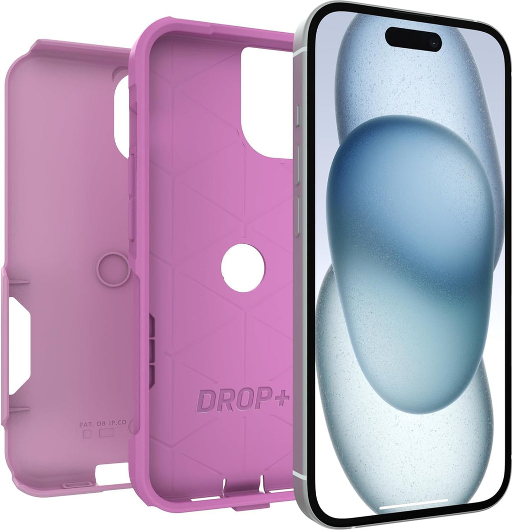 OtterBox iPhone 17e, 16e, 15, 14, & 13 Commuter Series Case - Black, Slim & Tough, Pocket-Friendly, with Port Protection - Thin & Protective iPhone Case, Dual-Layer, Impact Absorbing iPhone Case