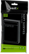 Vault X Soft Penny Sleeves (200 Pack) Clear for Trading Cards TCG