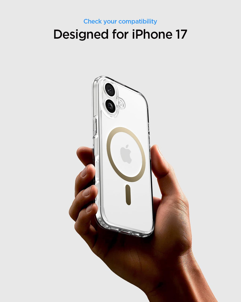 Spigen Ultra Hybrid MagFit for iPhone 17 Pro / 18 Pro Case, Frost Black
