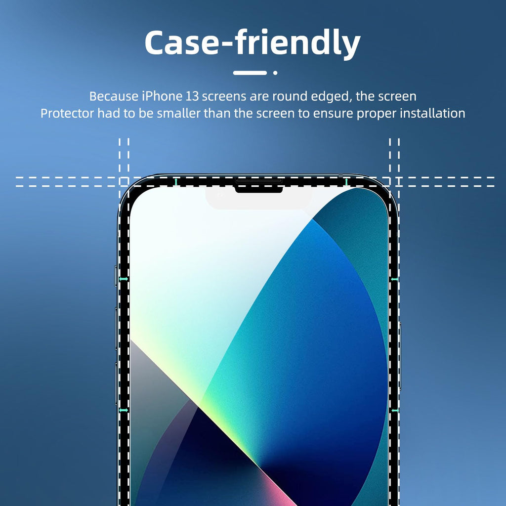 NEW'C for iPhone 16 Pro Screen Protector + Camera Lens Protector + Tool