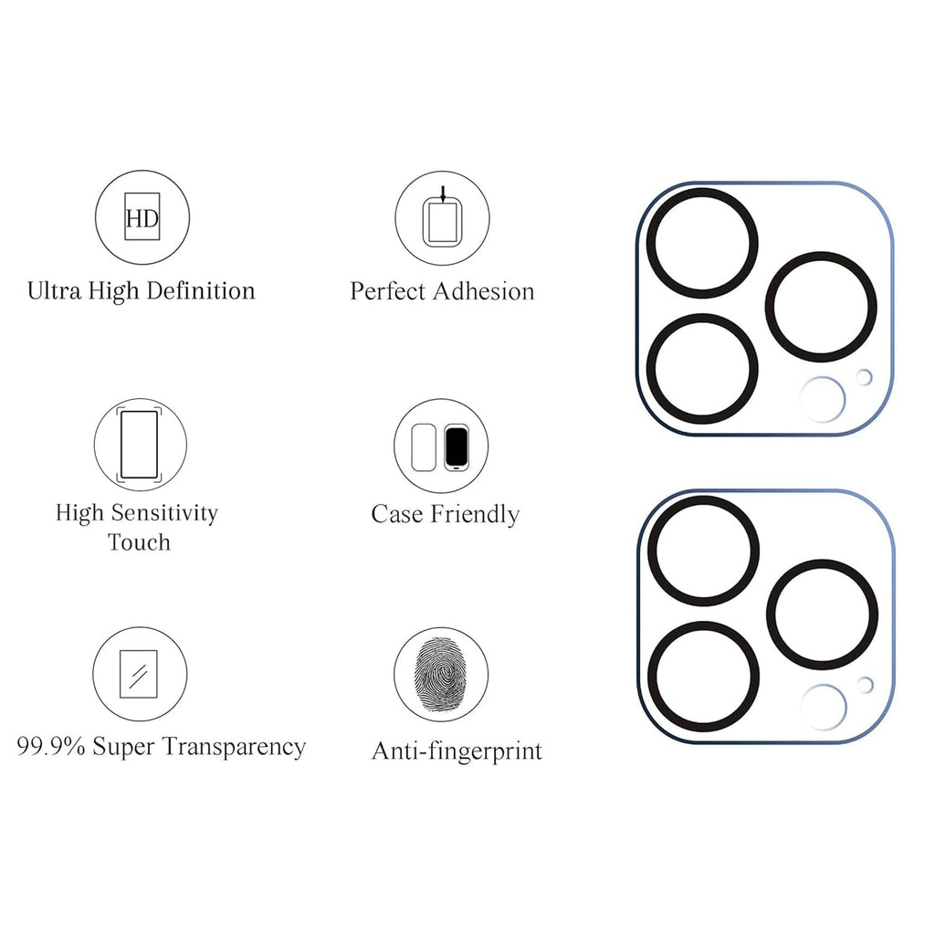 Ailun 3 Pack Camera Lens Protector for iPhone 17 Pro Max, Tempered Glass