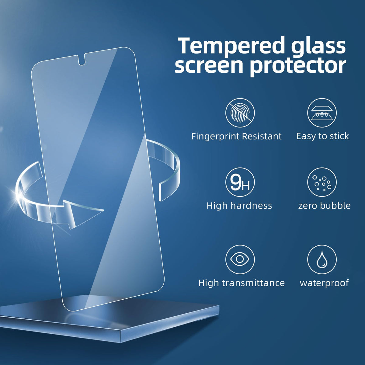 NEW'C for Samsung Galaxy S23 6.1" (SM-S911),Screen Protector Tempered Glass