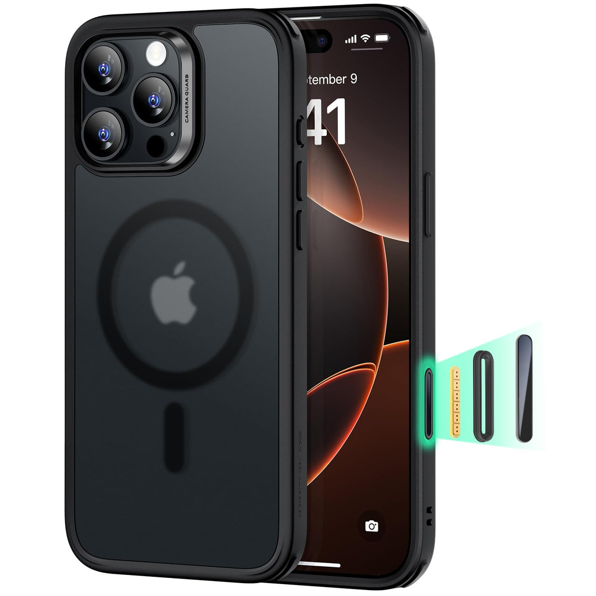 ESR Classic Hybrid for iPhone 17/18 Pro Case, Clear