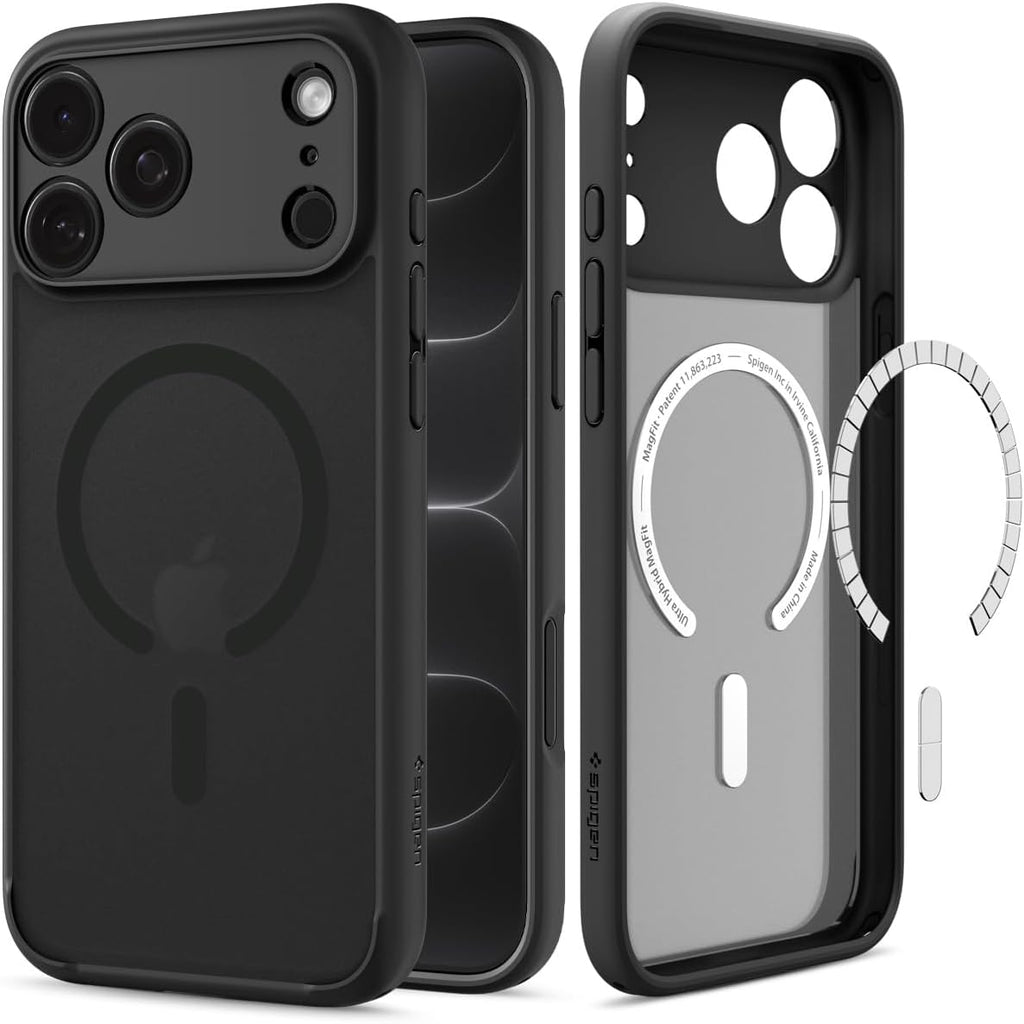 Spigen Ultra Hybrid MagFit for iPhone 17 Pro / 18 Pro Case, Frost Black