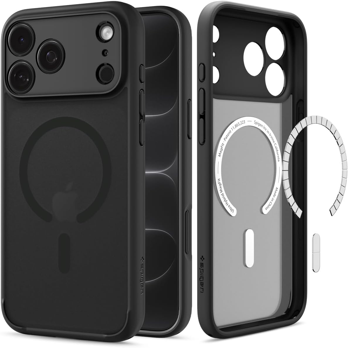 Spigen Ultra Hybrid MagFit for iPhone 17 Pro / 18 Pro Case, Frost Black