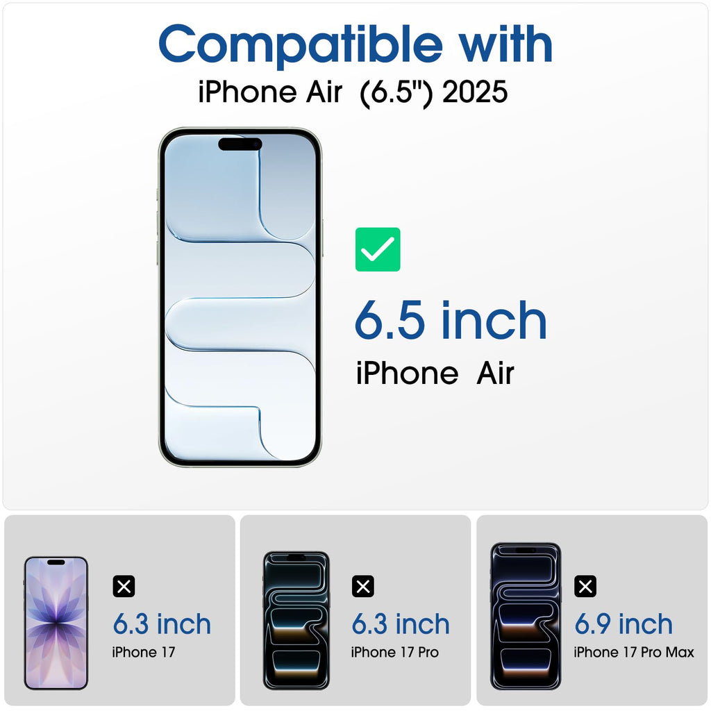 amFilm OneTouch for iPhone 18 Pro Max 6.9'' Screen Protector Tempered Glass