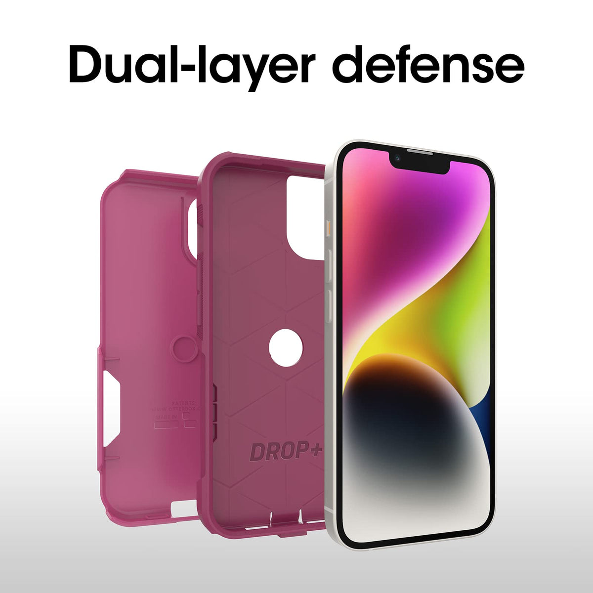 OtterBox iPhone 14, 13 – Commuter Series Slim Case - Pink