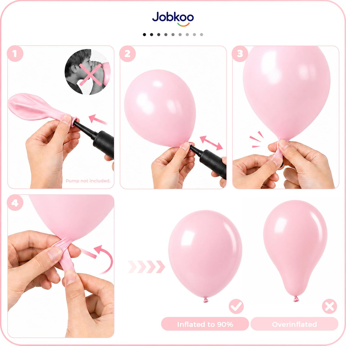 Jobkoo Metallic Green Balloons 5 Inch, Mini Small Chrome Dark Green Balloon