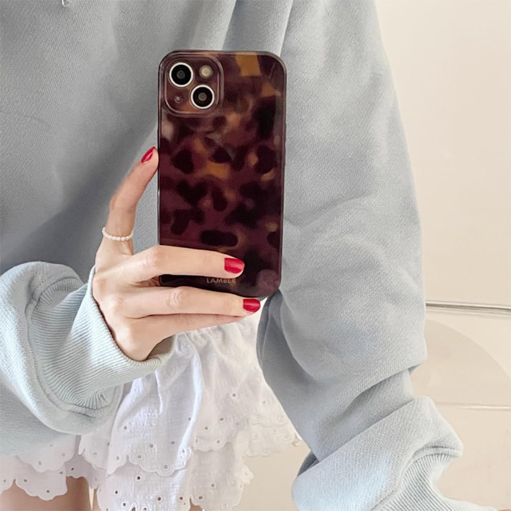 Cute Phone Case for iPhone 16 Pro Case Cheetah Leopard Print
