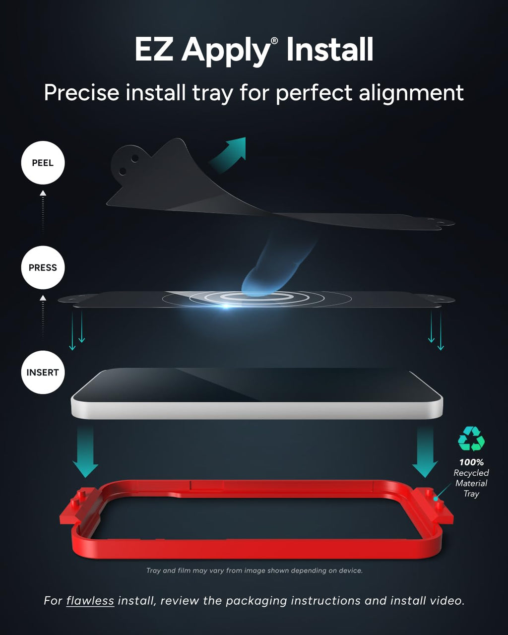 ZAGG Glass+ Screen Protector for iPhone 18 Pro Max/iPhone 17 Pro Max