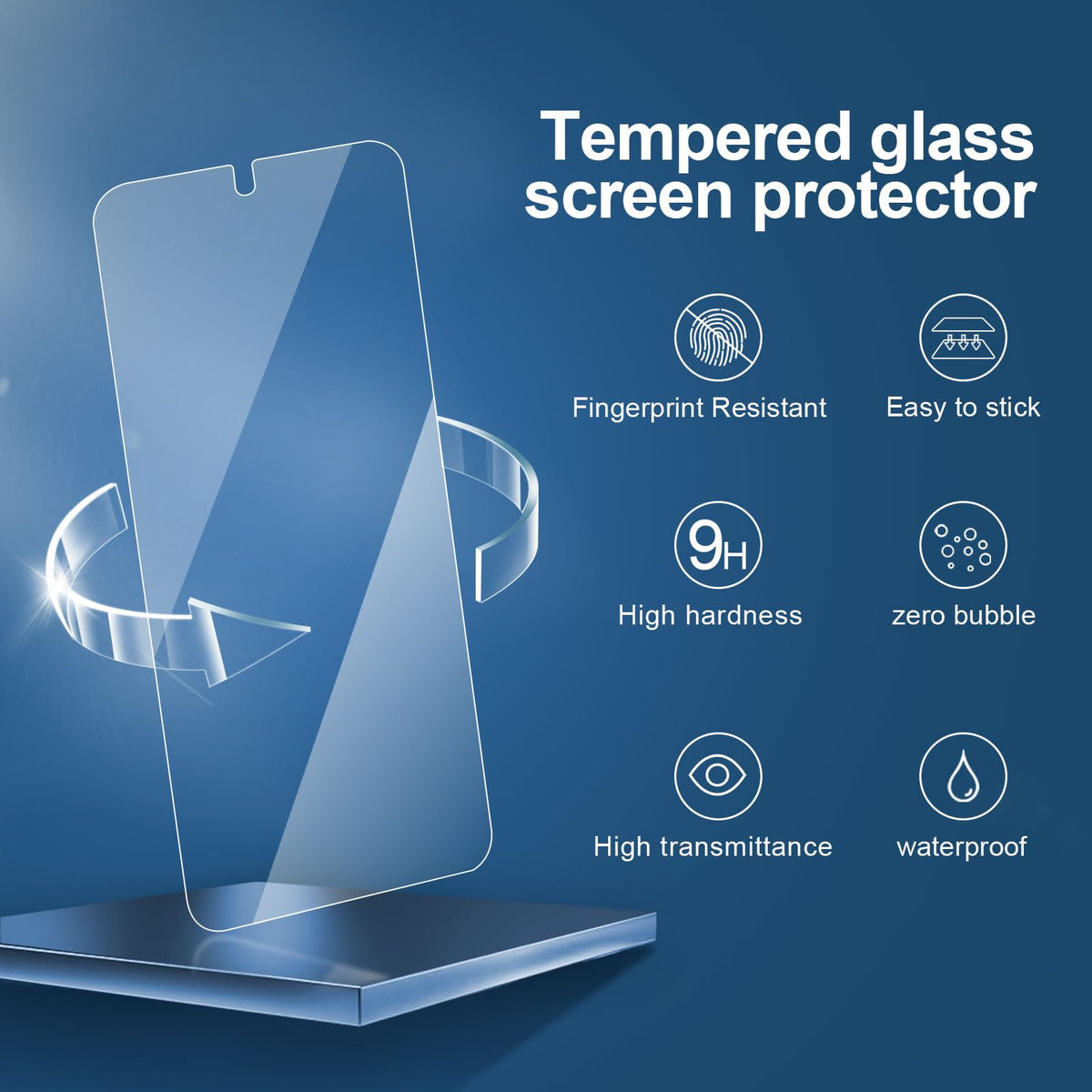 NEW'C for Samsung Galaxy S23 6.1" (SM-S911),Screen Protector Tempered Glass