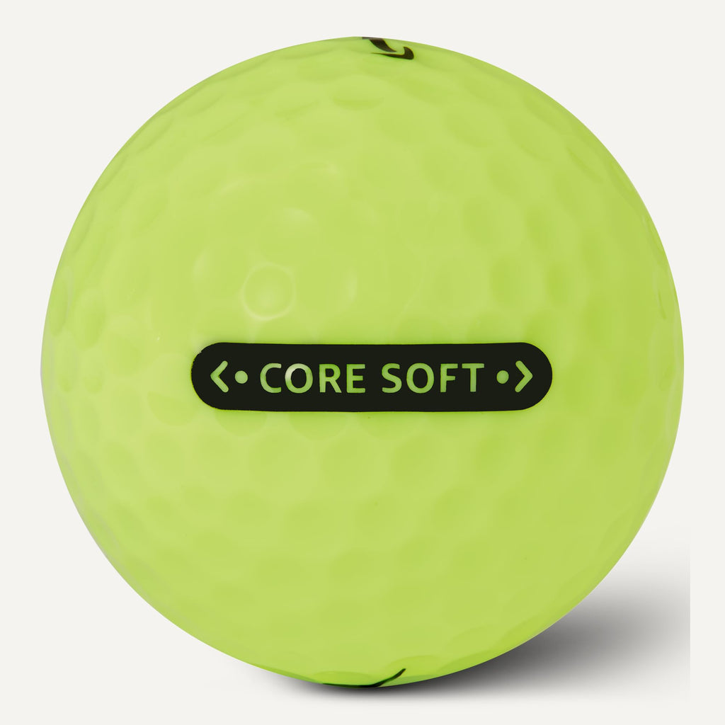 Amazon Basics Core Soft Golf Balls, Low Compression, Side Stamp Alignment