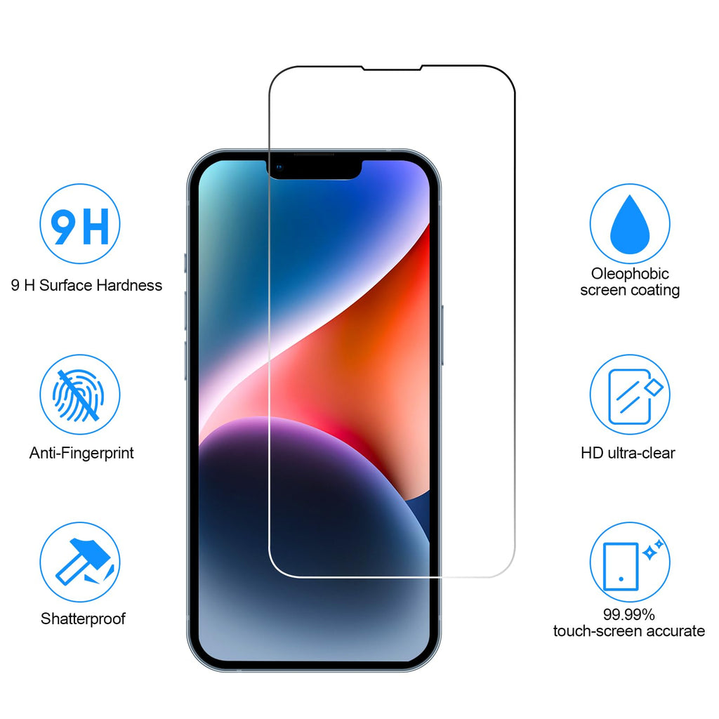 SIBEITU 3+3 Pack Screen Protector + Camera Lens Protector for iPhone 18 Pro