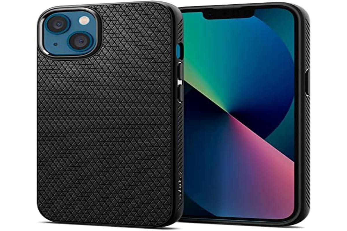 Spigen Liquid Air Designed for iPhone 13 Pro Max Case (2021) - Matte Black