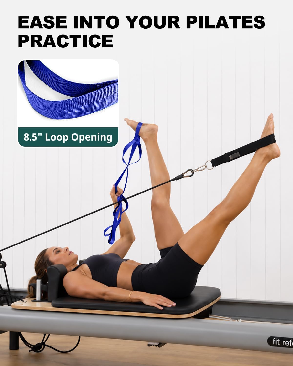 Trideer Stretching Strap with Loops, Yoga Strap, Stretch Bands for Exercise