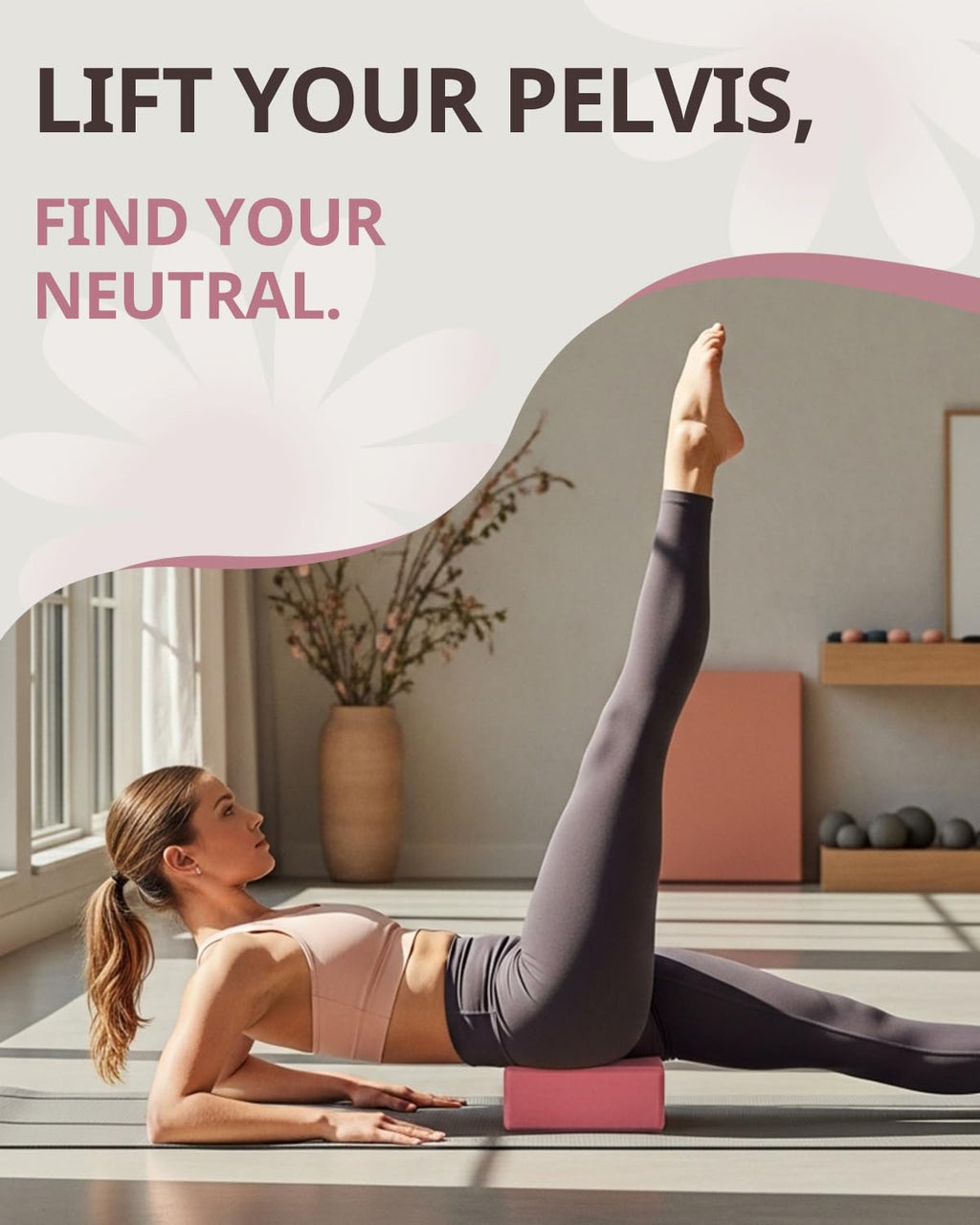 Yoga Blocks 2 Pack with Supportive Non-Slip Foam for Yoga Pilate Stretching