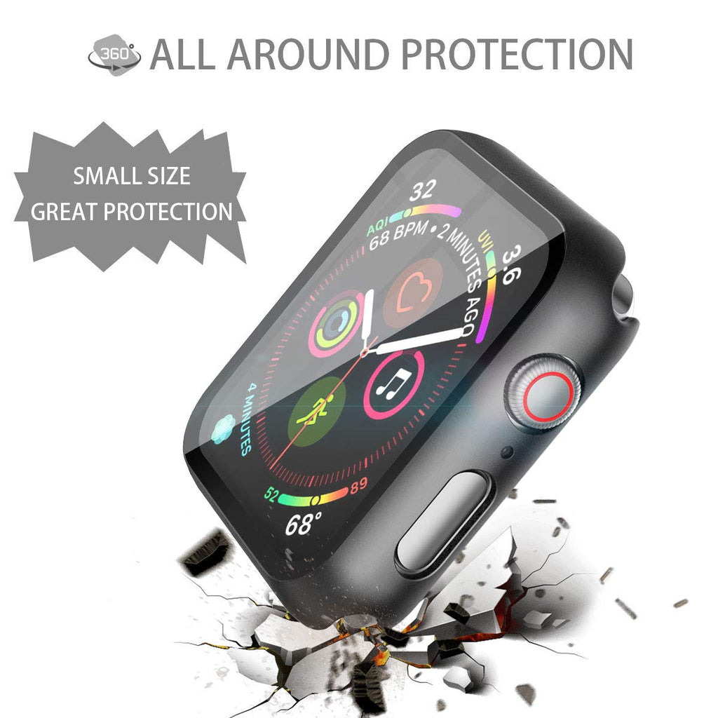 Misxi Case with Screen Protector for 38mm Apple Watch Series 3/2