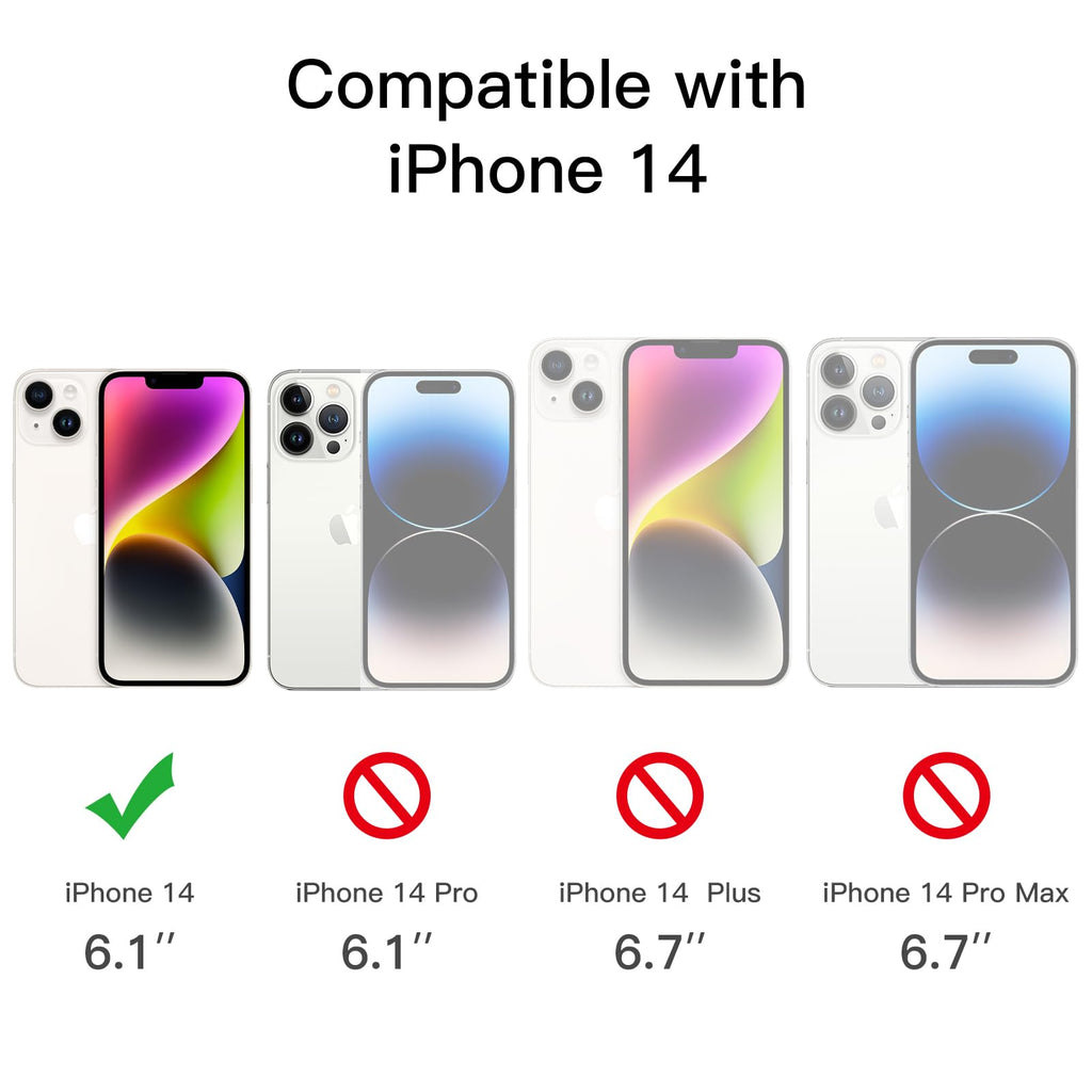 JETech Screen Protector for iPhone 13/13 Pro, 3-Pack