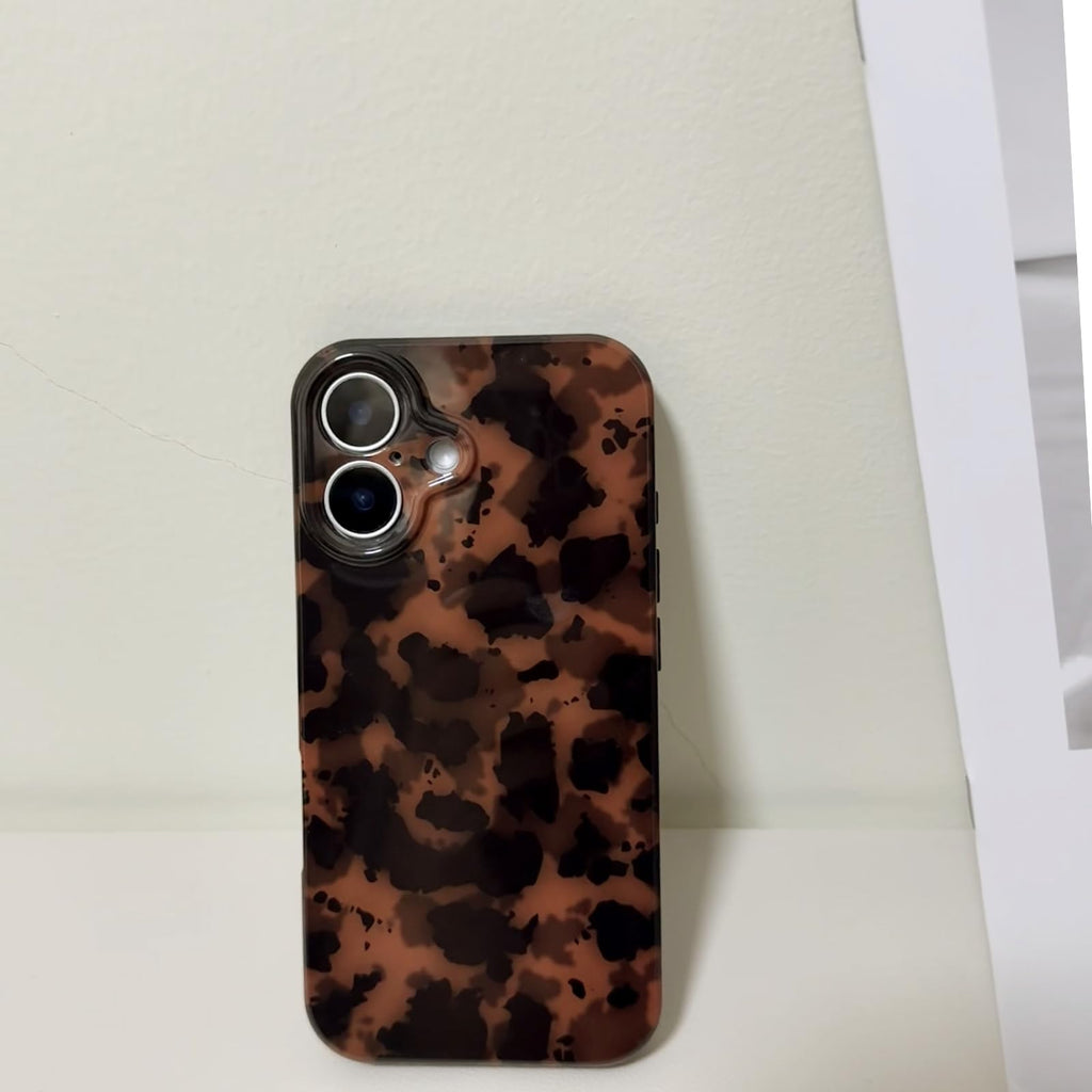 Cute Phone Case for iPhone 16 Pro Case Cheetah Leopard Print