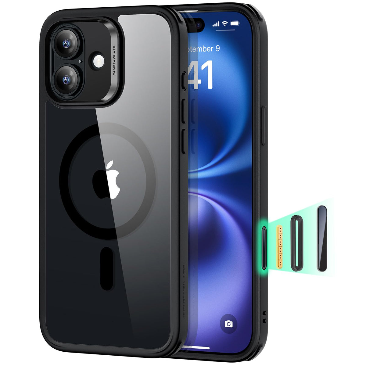 ESR Classic Hybrid for iPhone 17/18 Pro Case, Clear