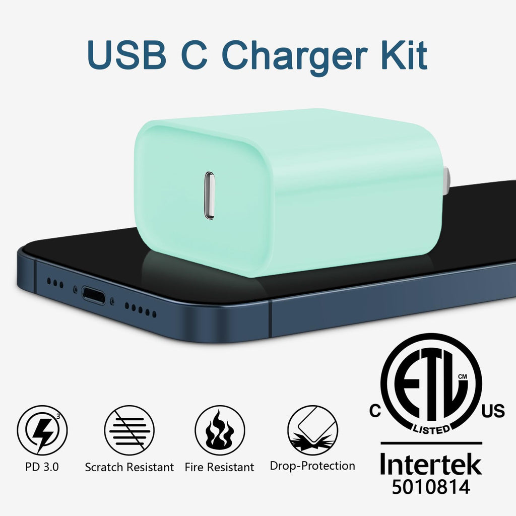 CXX 10FT iPhone 14/13/12 Charger 20W Fast Charging [MFi Certified]