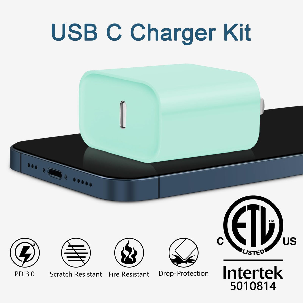 CXX 10FT iPhone 14/13/12 Charger 20W Fast Charging [MFi Certified]