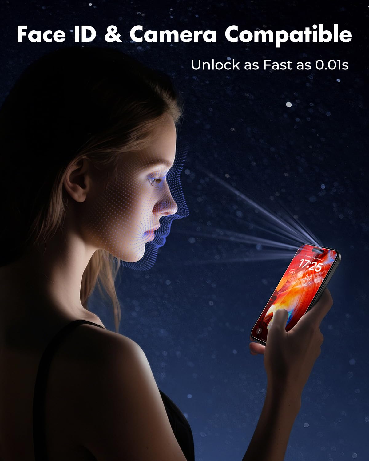UNBREAKcable 2-Pack Screen Protector for iPhone 17 Pro Tempered Glass
