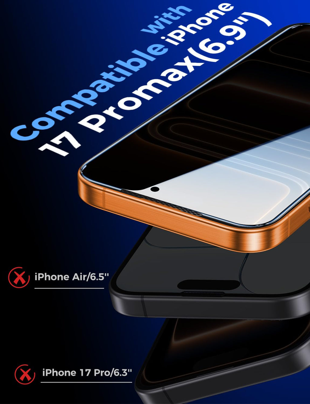 MAGIC JOHN for iPhone 16e Privacy Tempered glass Screen Protector 6.1 inch