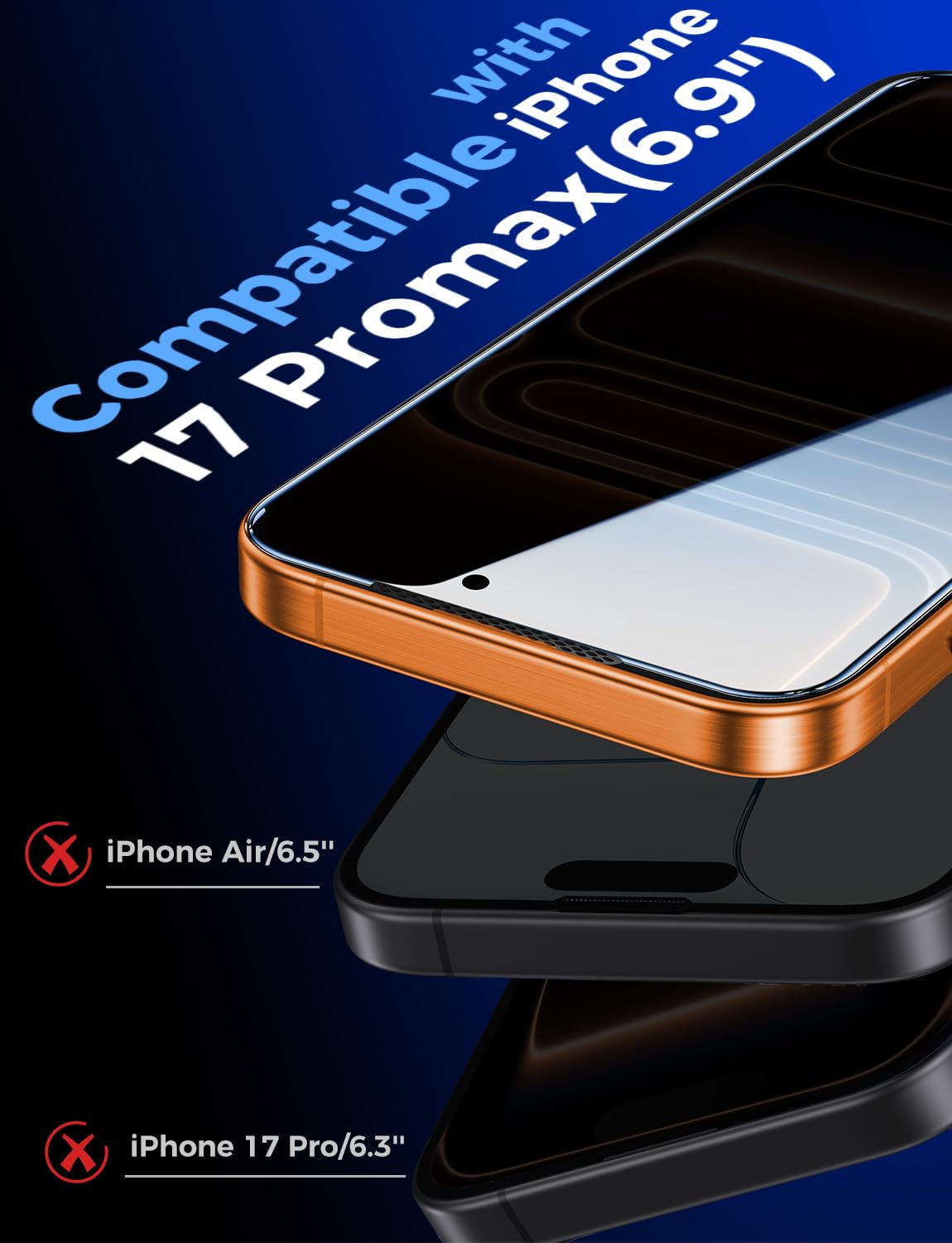 MAGIC JOHN for iPhone 16e Privacy Tempered glass Screen Protector 6.1 inch