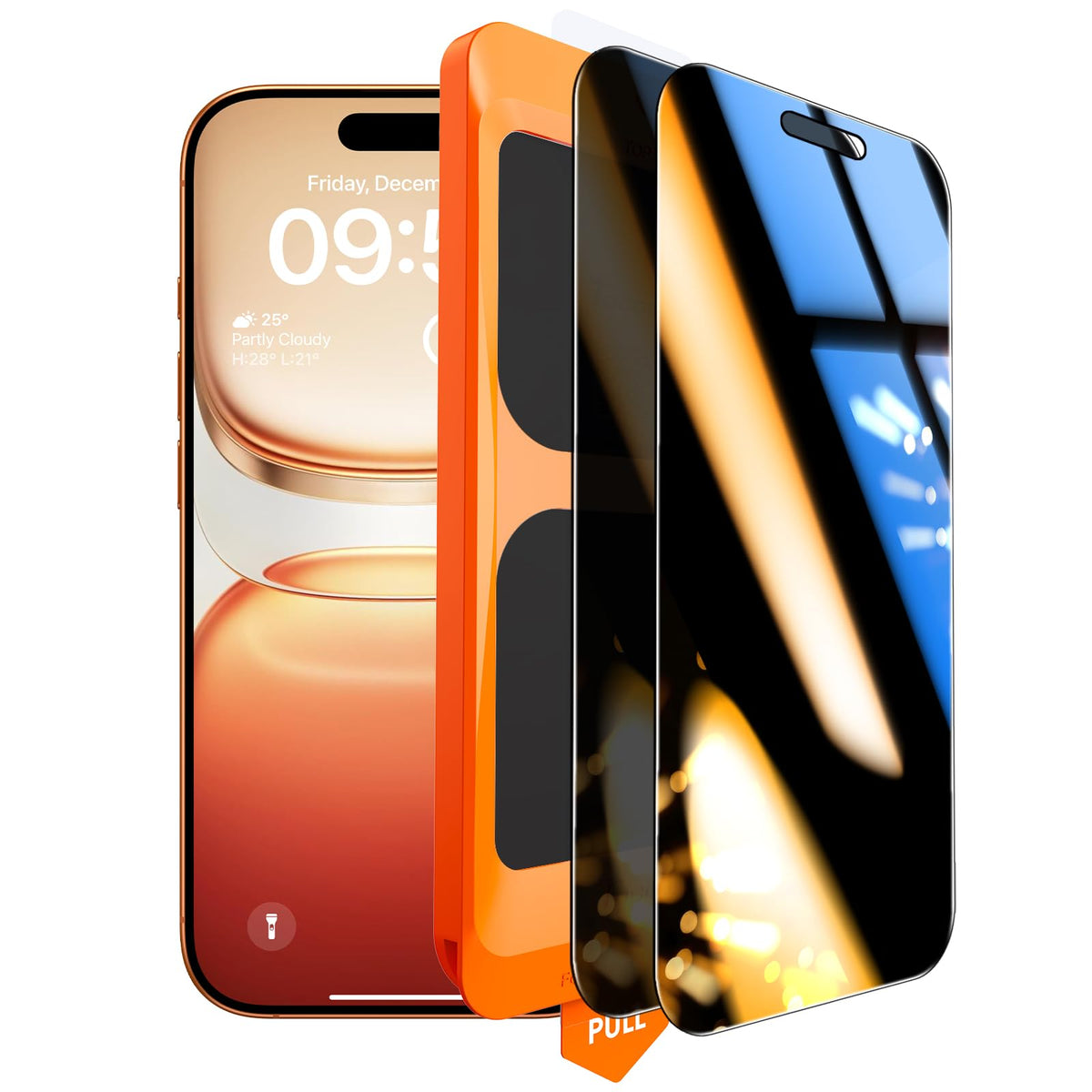 TOCOL for iPhone 17 Pro Max Screen Protector, Easy Installation
