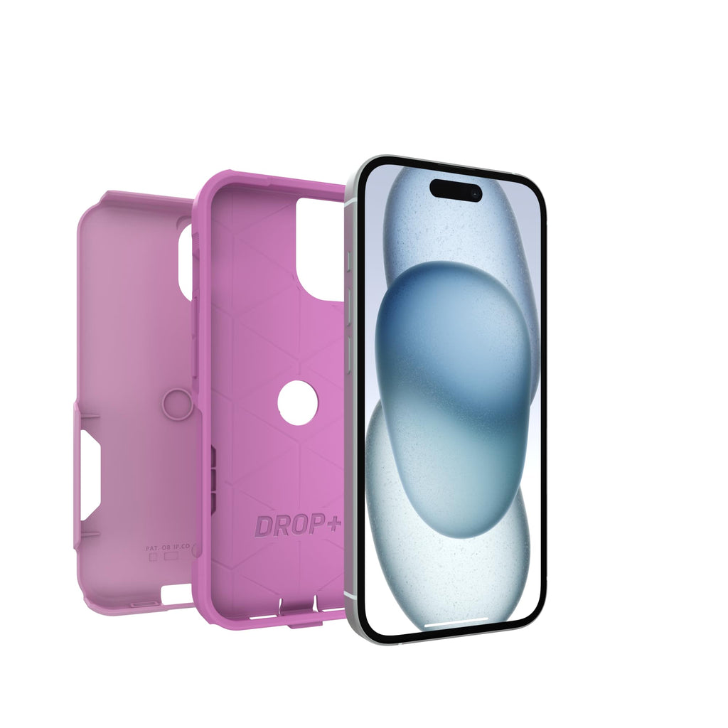 OtterBox iPhone 17e, 16e, 15, 14, & 13 Commuter Series Case - Black, Slim & Tough, Pocket-Friendly, with Port Protection - Thin & Protective iPhone Case, Dual-Layer, Impact Absorbing iPhone Case