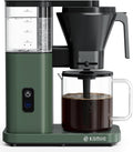 Kismile SCA Certified 8-Cup Coffee Maker, 6-Min Quick Brew, Hot & Cold Brew Coffee Machine, Adjustable Flow Control, Magnetic Anti-Drip, Keep Warm, DIY Manual Mode, Dishwasher Safe, Olive Green
