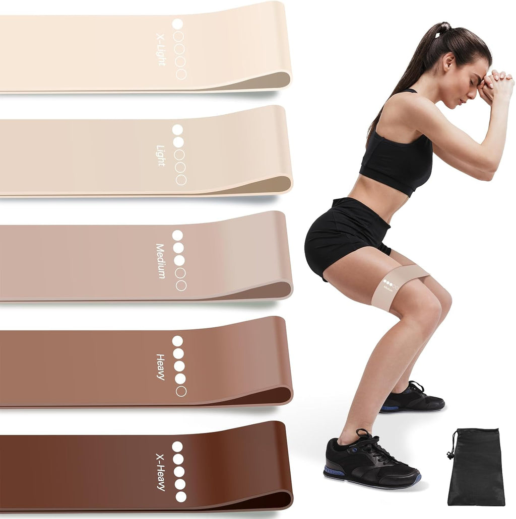 Resistance Bands for Working Out, 5 Levels Elastic Exercise Bands